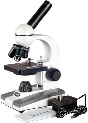 AmScope M148C-E Compound Monocular Microscope, 40x-1000x - Image 3