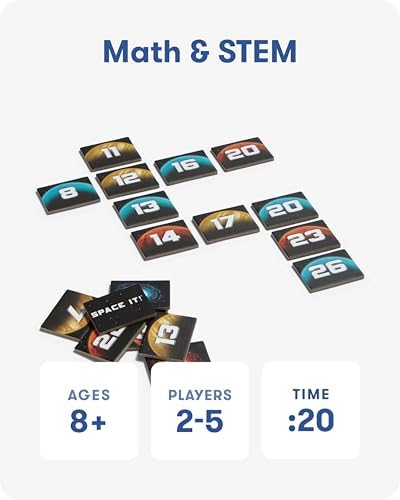 SimplyFun Space It! - Educational Kids’ Game - Math Game for Kids Focused on Skip Sequencing - 2-5 Players, Ages 8 & Up - Image 3