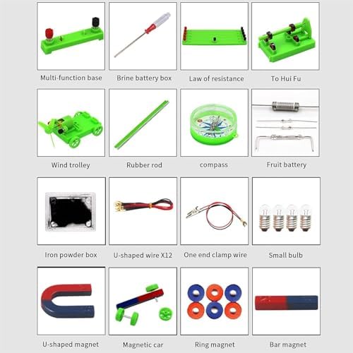 Full-Spec Electromagnetic Circuit Experiment Kit, Premium ABS - Image 3
