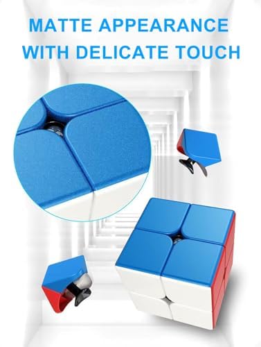 CFMOUR Speed Cube Set - Stickerless 2x2 3x3 4x4 Pyramid Magic Cubes Bundle - Image 3