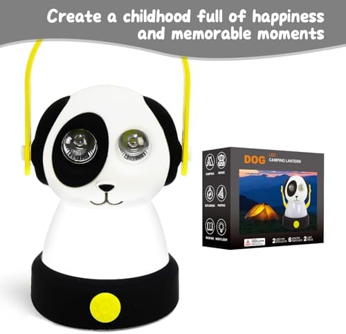 Outdoor Kids Camping Lanterns, Battery Powered Night Light for Kids, Lightweight LED Equipment, Toys Girls Boy Birthday Christmas Gift Ages 6 7 8 9 10 11 12+(Dog Style, Battery NOT Included) - Image 6