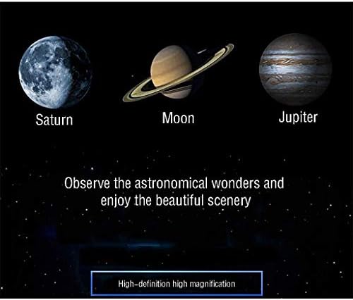 50-100mm Caliber Mount Travel, Portable Refractor,Stargazing HD for Adult Students - Ideal for Beginners, with Carry Bag,Smartphone Holder - Image 2