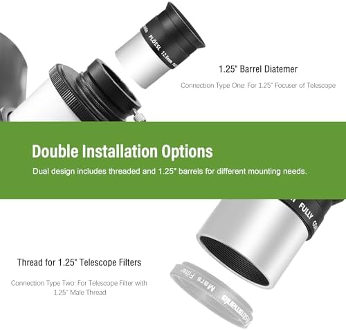 Astromania Telescope Eyepiece 1.25", Plossl Eyepiece Telescope Lens 12.5mm - Image 5