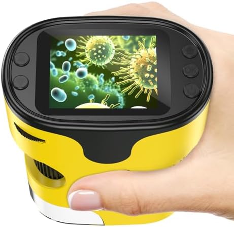Kids Digital Microscope Science Gift: Complete STEM Toy Kit for Ages 4-12 by BEBANG