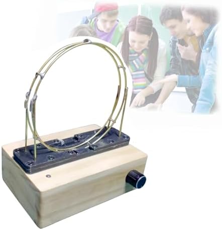 Electromagnetic Iron Ball Accelerator DIY Model, Magnetic Induction Perpetual Motion Physics Demo Kit for Science Classroom Education by Unknown