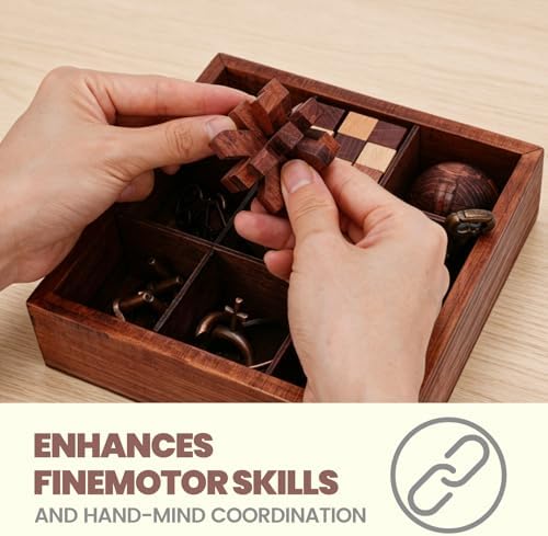 Mytothfy Brain Teaser Puzzles for Adults Teens Kids, 3D Puzzle Game Toys - Image 6