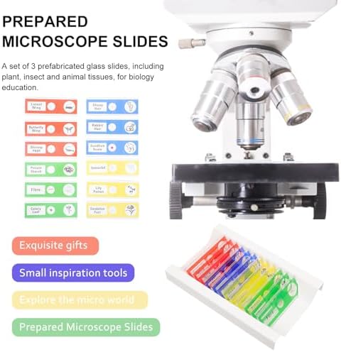 36pcs Prepared Microscope Slides for Boys and Girls Basic Biology Education - Image 6
