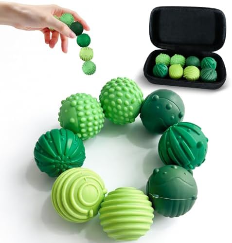 8PC Silicone Magnetic Balls Fidget Toys Stress Balls for Adults,Teens,Women by BnoiiokQualityHome