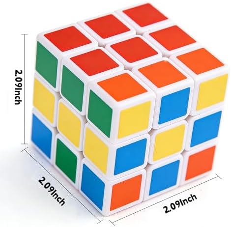 12 pcs 2.1in 5.3x5.3 Cube Puzzle Party Favors for Kids, Magic Cube School Rewards & Classroom Prize for Students, Birthday Party Favors Easter Christmas Stocking Stuffers Gifts for Kids - Image 2