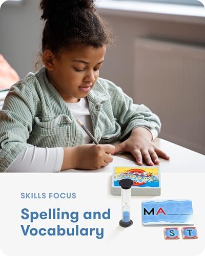 SimplyFun Letter Slide - Enhance Vocabulary and Language Skills with This Educational Game, Focused on Spelling, Consonants & Vowels, Fun for 2-4 Players, Ages 7 & Up - Image 5