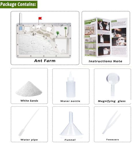 Ant Farm Castle - Large Viewing Area - Care for Live Ants - Ant Colony Observation Kits with Sand Habitat - Educational Science Gifts for Boys, Girls - Ant Farms for Kids, Adults - Image 5
