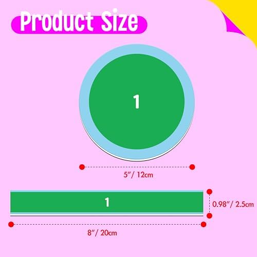 SpriteGru 156 PCS Magnetic Fraction Tiles Circles, Educational Math Magnets Learning Manipulative Fraction Bars Set for Preschool Elementary School - Image 2
