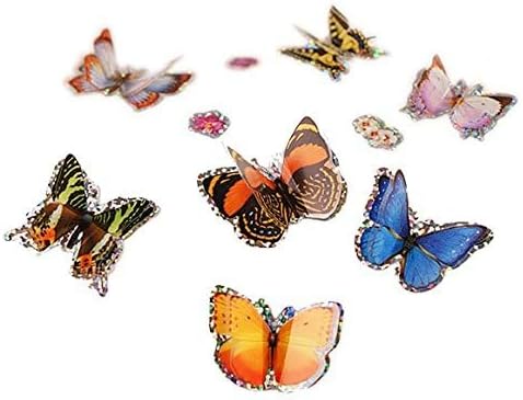 Insect Lore Butterfly Garden Gift Set 8" Habitat - Live Cup of 5 Caterpillars - Includes Stickers and Extras - Life Science & STEM Education Kit - Grow, Raise and Release Painted Lady Butterflies
