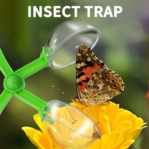 TOYANDONA 6pcs Insects Catcher Handy Scoopers Scissors Tongs Tweezers Multifunctional Collection Set for Kids Outdoor Nature Exploration Toy (17.5cm Random Color) - Image 5