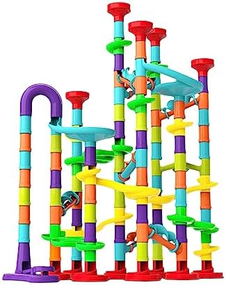 Blacka Marble Run Set Maze Race Building Blocks Marbles for Kids Ages 4 5 6 7 8 9 10+ Girls Boys Toys STEM Educational Birthday Gift Festival Present,A880,Large by Unknown