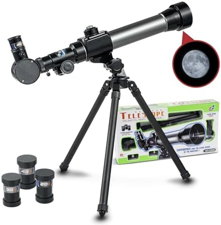 Ideal Swan Telescope for Kids 8-12 - Beginner Astronomy Spyglass Telescopic by IdealSwanBeauty