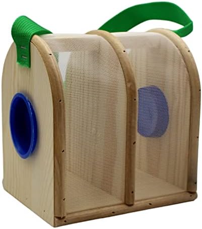 Wooden Bug Box - Dual Chamber Insect Habitat by BackyardEssentials