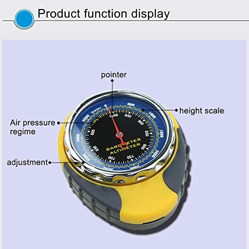 JINYISI Altimeter, Altimeter for Hiking, Four-in-one Multi-Function Barometer, Outdoor Mountaineering Compass Thermometer, Sports Multi-Function high Precision - Image 4