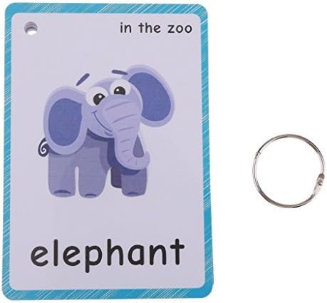 32 pcs Wild Animals Flashcards for Kids | Learning Cards & Montessori Pocket Cards for Pre-K Wall Stickers and Insect Themed Party, Online Classroom | Teacher/Autism Therapists Tools - Image 2