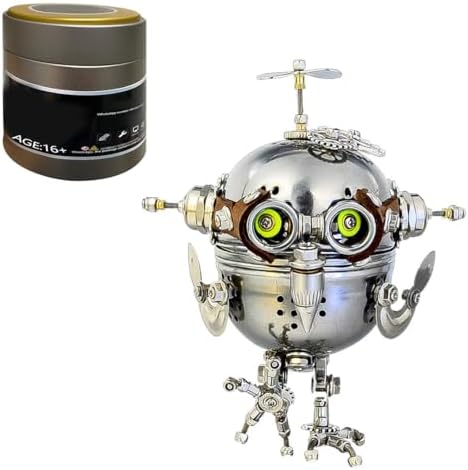 3D Steampunk Mechanical Metal Puzzle Kit: DIY Owl Model - 3D Jigsaw Assembly Kit, Handmade Craft Collection for Adults, Teens, Boys, and Girls(110+Piece) - Image 6