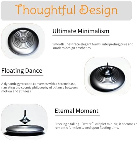 Magnetic Levitating Spinning Top, Floating Gyroscope Desk Toy - Image 5
