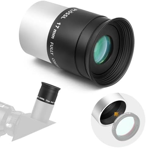 Astromania Telescope Eyepiece 1.25 Inch Plossl Eyepiece Telescope Lens 17mm by AstromaniaOptics