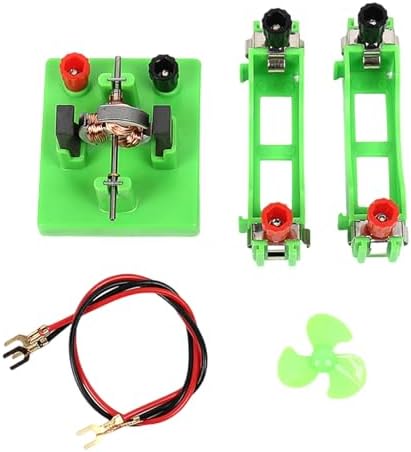 Open Type Electromagnetic Motor with Fan Electromagnetism Experiment Supplies for School Labs Use Physics Teaching Tool by Unknown