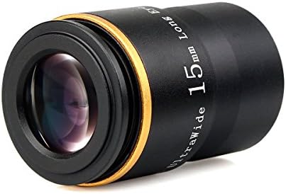 SVBONY Telescope Eyepiece, 15mm Gold Line Eyepiece 66°Ultra Wide Angle Lens - Image 3