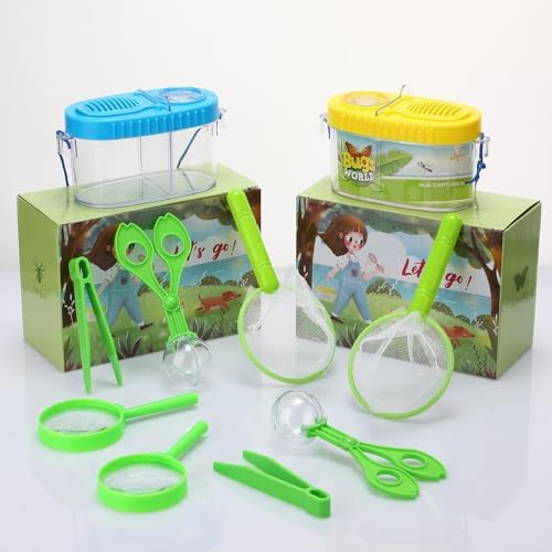 Halloscume 2 Sets Bug Catcher Kit Outdoor Toy Gift for Kids - Image 4