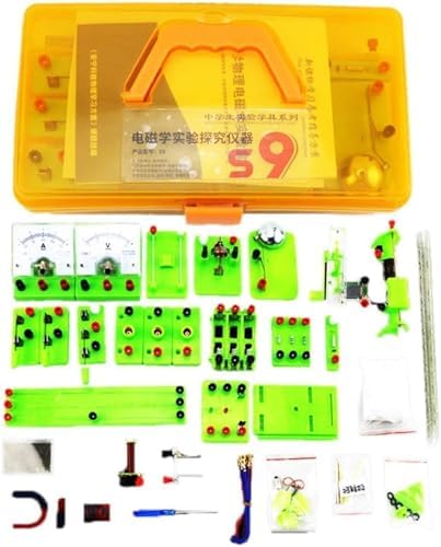 Simple Series Circuit Experiment Kit - Doorbell, Solar Cell & Electromagnet Attraction Tests with Copper Needles & Magnets by Unknown