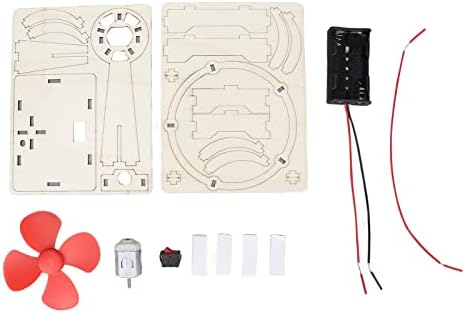 DIY Wooden Electric Fan Model Kit for Kids 6+ - Image 2