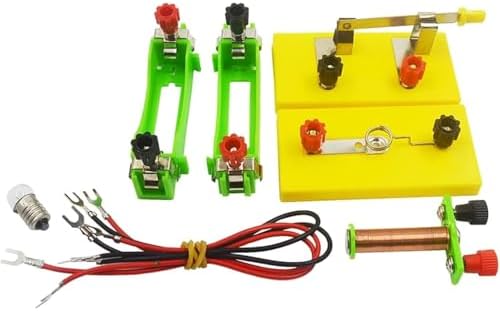 Electromagnet Experiment Science Kit, Electricity & Magnetism Circuit Set for Physics Electromagnetic Research - Image 2