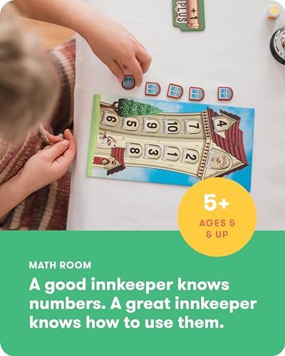 SimplyFun Math Room - Educational Game - Quick Thinking & Fun Games for Kids Ages 5 & Up - Fast Solving Addition & Subtraction Game - 2 to 4 Players - Image 2
