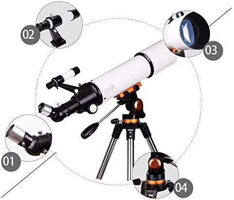 Astronomical Telescope,Refracting Telescope for Kids Beginners,Proable Travel Telescope with Carry Bag,Adjustable Height Tripod - Image 6