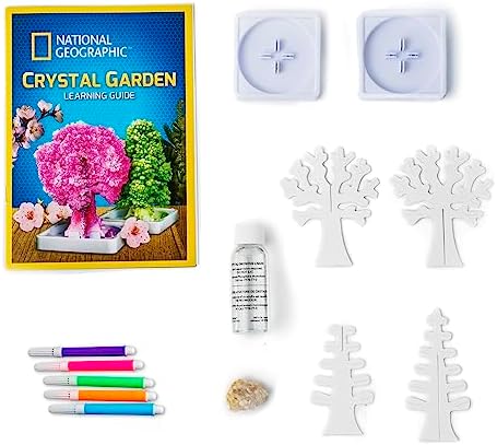 National Geographic Crystal Garden Growing Kit for Kids - Educational Science Kits for Kids Age 8+ Grow Genuine Rose Quartz Crystal Covered Trees | STEM Gifts for 8+ Year Old Boys and Girls - Image 2