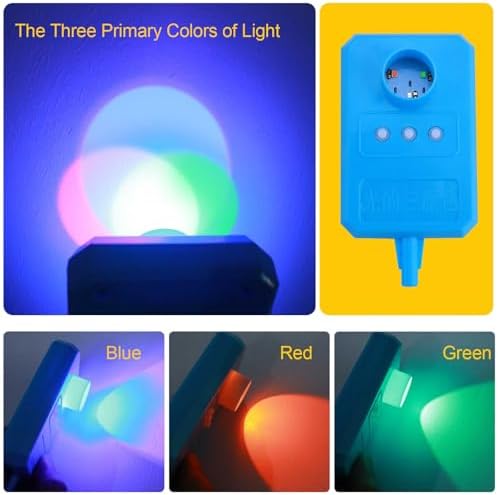 Physics Optics Experiment Kit for Lab - Light Refraction/Reflection, Convex Lens, Pinhole Imaging & Light Primary Colors Exploration Science Educational Set for Hands-On Learning - Image 5