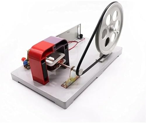 Permanent Magnet, Rotatable Armature Generator Hand-Operated Generator to Explore Experimental Electromagnetic Equipment Manual Electricity Generator AC-DC Model Faraday Generator - Image 3