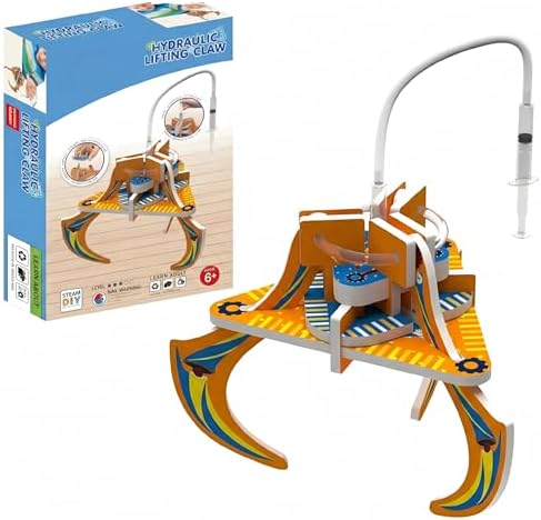 STEM Science Kit Hydraulic Claw, Engineering Toy, Teach Hydraulic Principle by infistaky