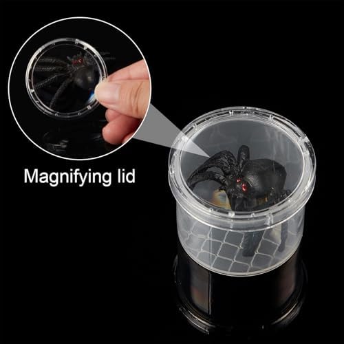 Sumind 20 Pcs Critter Keeper Bug Magnifier Insect Container with Lid - Bug Catcher Cage Science Nature Exploration Tools for Outdoor Adventure and School Field Trips - Image 4