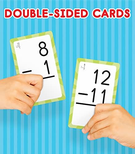Carson Dellosa Addition, Subtraction, Division, and Multiplication Flash Cards, 4 Sets of Flashcards, Math Games for Kids 8-12, 3rd Grade Mathematics and Up (Pack of 12) - Image 6