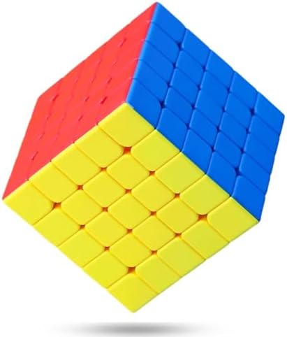 CFMOUR 5x5 Speed Cube, Stickerless Magic Cubes Bundle, Puzzle Toys by EnjoyaGreenLife