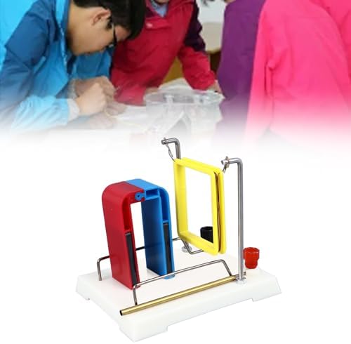 Bewinner Electromagnetic Induction Kit, Demonstration Teaching Tool for School Physics Lab Experiment - Learn Force in Magnetic Field, Premium ABS & Copper, Portable - Image 5