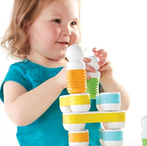 Guidecraft Grippies Links - 24 Piece Set, Stem Soft Grip Magnetic Building Toy for Toddlers - Image 6