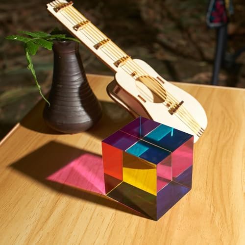 CMY Color Cube, 70mm Acrylic Prism for Home or Office Decoration - Image 6