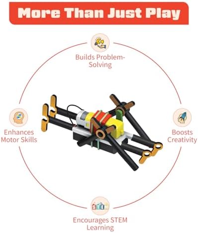 PW Science Robots DIY Kit for Kids (Straw Robot Kit) - Image 6