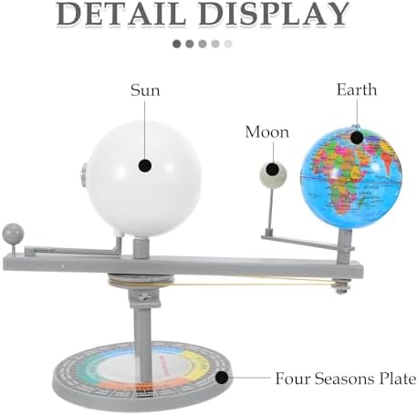 Generic Rotating Solar System Model Sun Earth Moon Planetary Globe Space Toys for Kids Classroom Project Educational Globe for Teachers Office Decor - Image 7