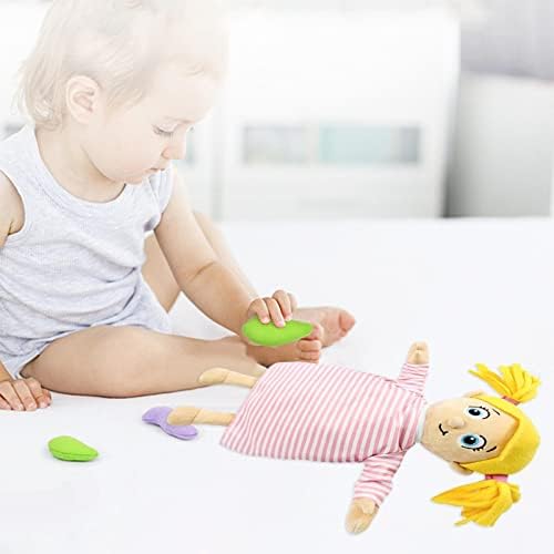 Organ Assembled Toys Kids Doll Human Body Model Removable Puzzle Soft Cotton Toy Early Awareness Kit Suitable for STEM Classroom Home, Multicolor1 - Image 6