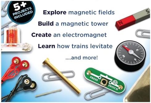 SNAP CIRCUITS Magnet Fun Lab STEM Science Toy for Boys & Girls Ages 8+ - Image 3