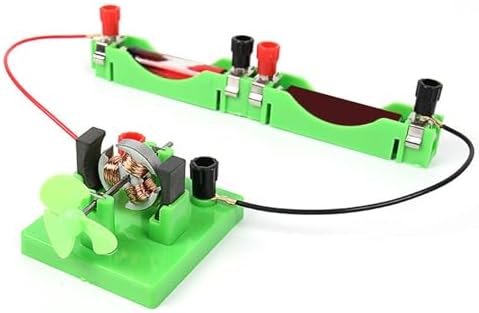Electrical Motor Model DIY DC Electrical Motor Model Kids Manual Electricity Generator Electric Dynamo Science Kit Compact Design PP Material - Image 4