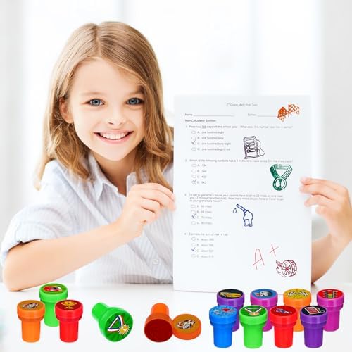 Cinrobiye 24 Pcs Race Car Stampers Party Favor Set, Cute Racing Car Stamps for Kids Birthday Party, Classroom Rewards, Carnival Prizes, Goody Bag Fillers, Racing Themed Party Supplies - Image 5